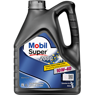 Моторное масло MOBIL Super 2000 X1 10W-40 4 л